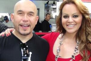 Jenni Rivera y su hermano Gustavo