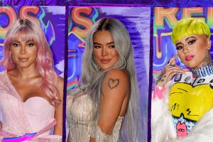 Tintes y tonos neón: los famosos que lucieron la tendencia de moda en el cabello para Premios Juventud