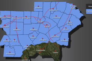 Emiten un aviso de heladas para el martes por la mañana en gran parte del centro de Carolina del Norte