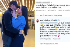 Así se defendió Evelyn Beltrán de las críticas por pasar una temporada con su novio Toni Costa.  