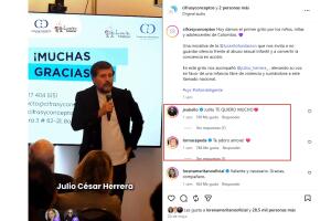 Julio César Herrera confesó haber vivido abuso infantil