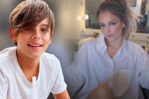 Santino, el hijo de Grettell Valdez de 12 años, ya tiene novia