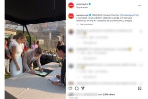 La boda de Horacio Pancheri e Isa Valero