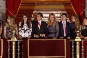 Enrique Peña Nieto y Angélica Rivera 15 de septiembre 2016