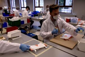 Virus Outbreak Belgium Masks