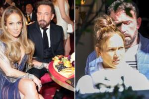JLo y Ben Affleck reaparecen juntos tras incómodo momento en los GRAMMY 2023: así se les vio