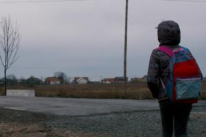 child with backpack ATX
