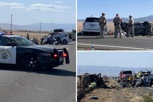 Las personas que se trasladaban en la Dodge Caravan fueron identificadas.