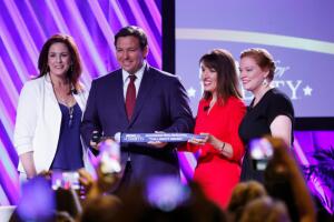 Governor Desantis Speaks At Moms For Liberty Summit In Florida