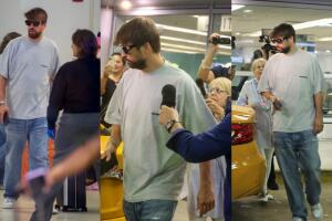 Aparentemente, Piqué llegó solo a Miami y sin su novia Clara Chía Marti.