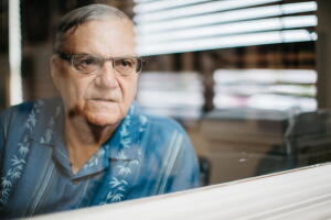 El exsheriff Joe Arpaio en su oficina de Fountain Hills, Arizona.
