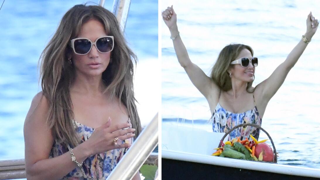 Jennifer López se deja ver por las costas de Italia con un vestido de 1,600  dólares | Univision Famosos | Univision