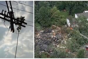 muerte explosión tormenta  Portage Indiana