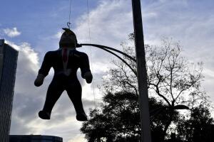 Protesta contra Trump en México
