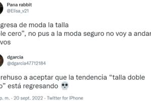 Así reaccionaron los internautas a los rumores sobre el regreso de la talla doble cero como tendencia