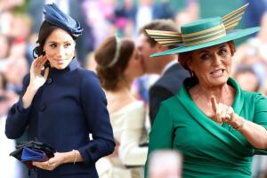 Meghan Markle, Sarah Ferguson, boda de Eugenie de York