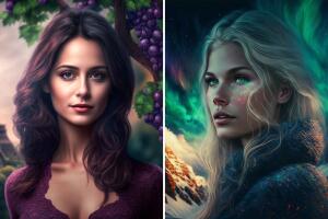 Francia (izquierda) y Noruega (derecha)