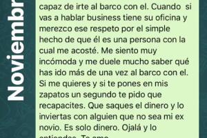 Frida Sofía conversación WhatsApp