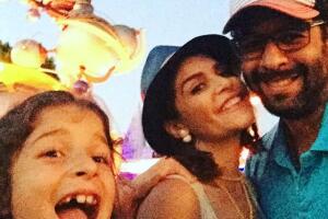 Itatí Cantoral y su esposo