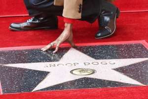 Snoop Dogg on Hollywood Walk Of Fame 