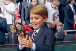 El príncipe George se roba el show durante el partido de Inglaterra contra Alemania en la Euro 2020 