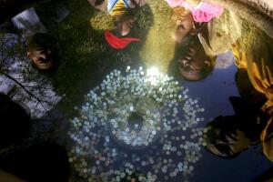 Monedas fuente, mala suerte