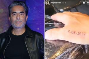 Raúl Araiza se tatuó la fecha en que salió de su reforzamiento de rehabilitación.