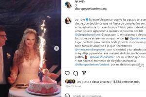Ana Patricia Rojo reapareció con esta publicación en Instagram una semana después de su sorpresiva boda. 