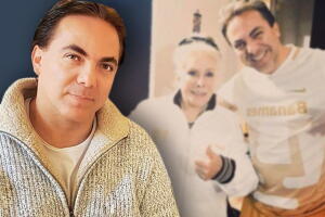 Cristian Castro y su abuela