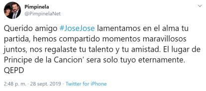 Jose Jose Pidio Un Aplauso Para El Amor Pero Hoy Solo Aplaudimos A