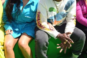 Louis Vuitton: Front Row - Paris Fashion Week - Menswear Spring/Summer 2019