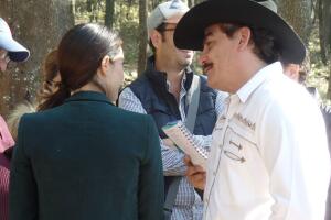 Irán Castillo y José manuel Figueroa