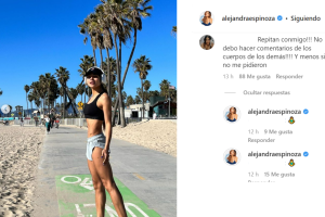 Alejandra Espinoza respondió críticas por su delgadez