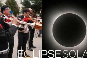 eclipse solar total San Antonio imágenes