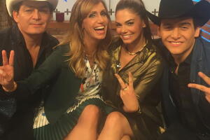 José Manuel Figueroa, Livia Brito y Julián Figueroa
