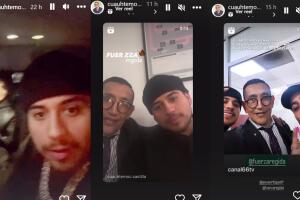 Estas son las primeras imágenes de Jesús Ortiz Paz, vocalista de Fuerza Regida, tras quedar en libertad.  