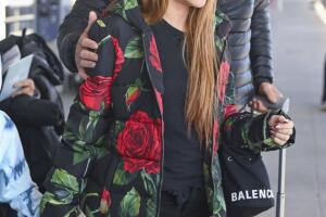 Así fue captada Shakira en 'La Gran Manzana'.