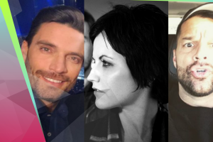 Julián Gil, Dolores O'Riordan, Ricky Martin 