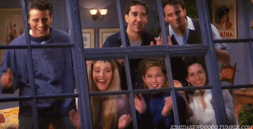 Friends aplaudiendo