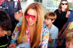 Shakira dijo en Instagram estar "encantada" de estar de regreso en Barcelona, ciudad en la que vivió por 12 años.