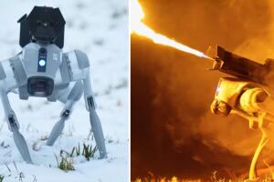 Thermonator, perro robot lanzallamas