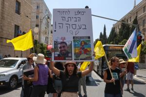 ISRAEL-PALESTINIAN-CONFLICT-PROTEST-HOSTAGES