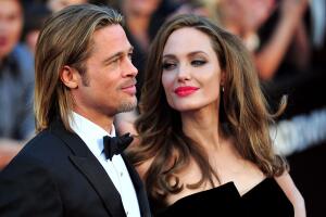 Angelina Jolie y Brad Pitt.