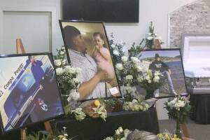 Familiares despiden a Víctor Meraz Montes y piden encontrar a los responsables de su muerte
