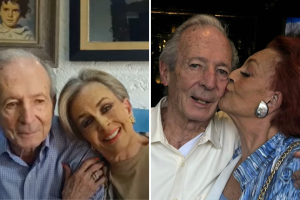 Talina Fernández y su novio