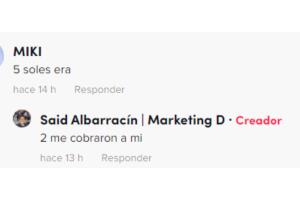 Said Albarracín respondió las dudas de los internautas en la sección de comentarios.