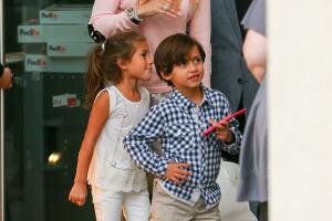 JLo y sus hijos