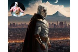 El Santo rediseñado al estilo Marvel por una IA
