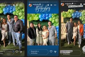 A Eduin Caz se le vio feliz junto a Daisy Anahy.