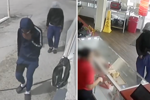 asalto tienda donas Houston